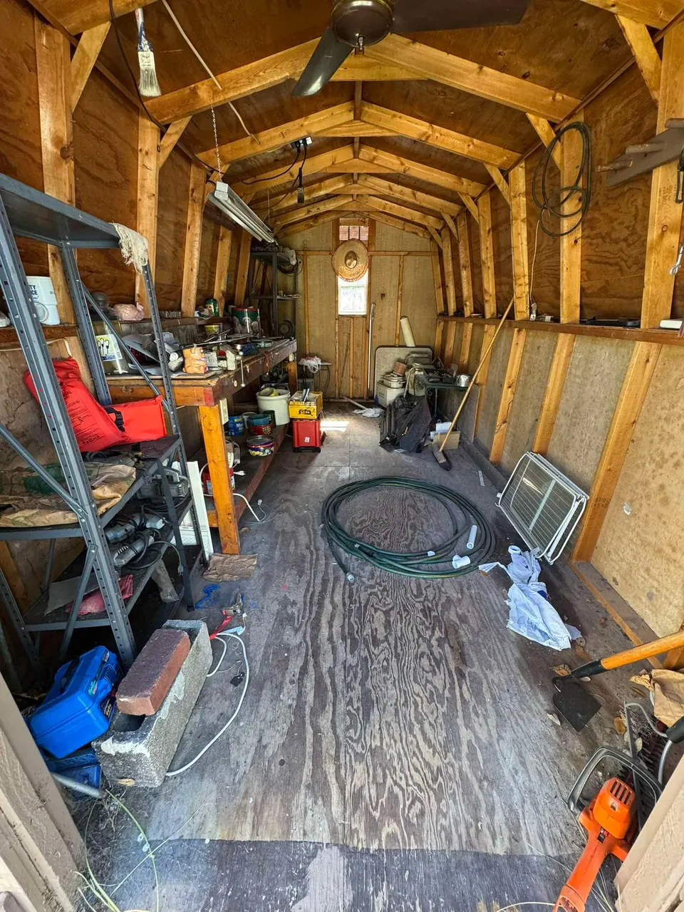 Shed Cleanout before Stack’s JUNK Removal completed the work