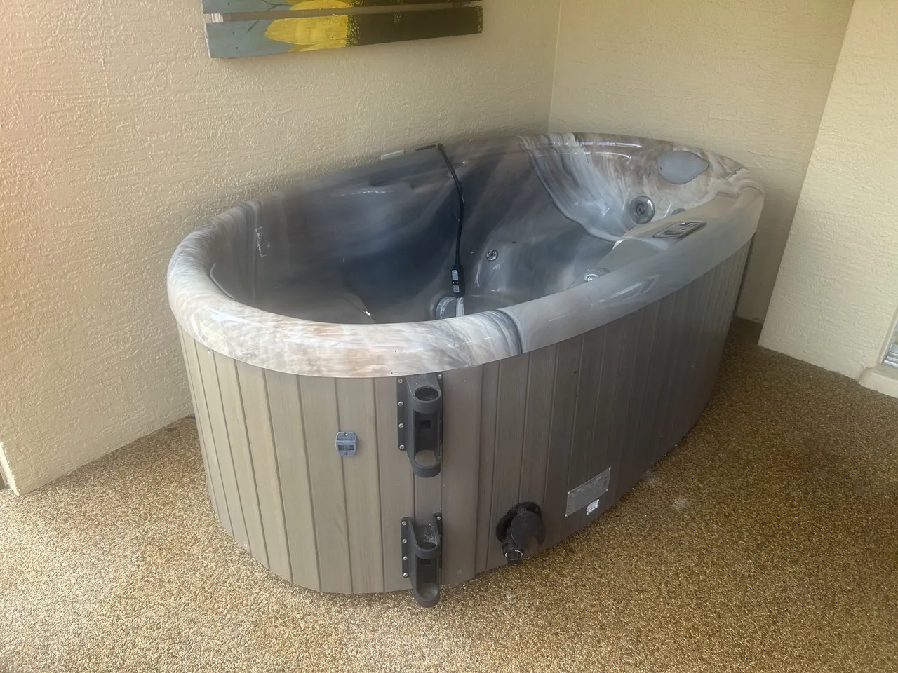 Hot Tub Removal before Stack’s JUNK Removal completed the work