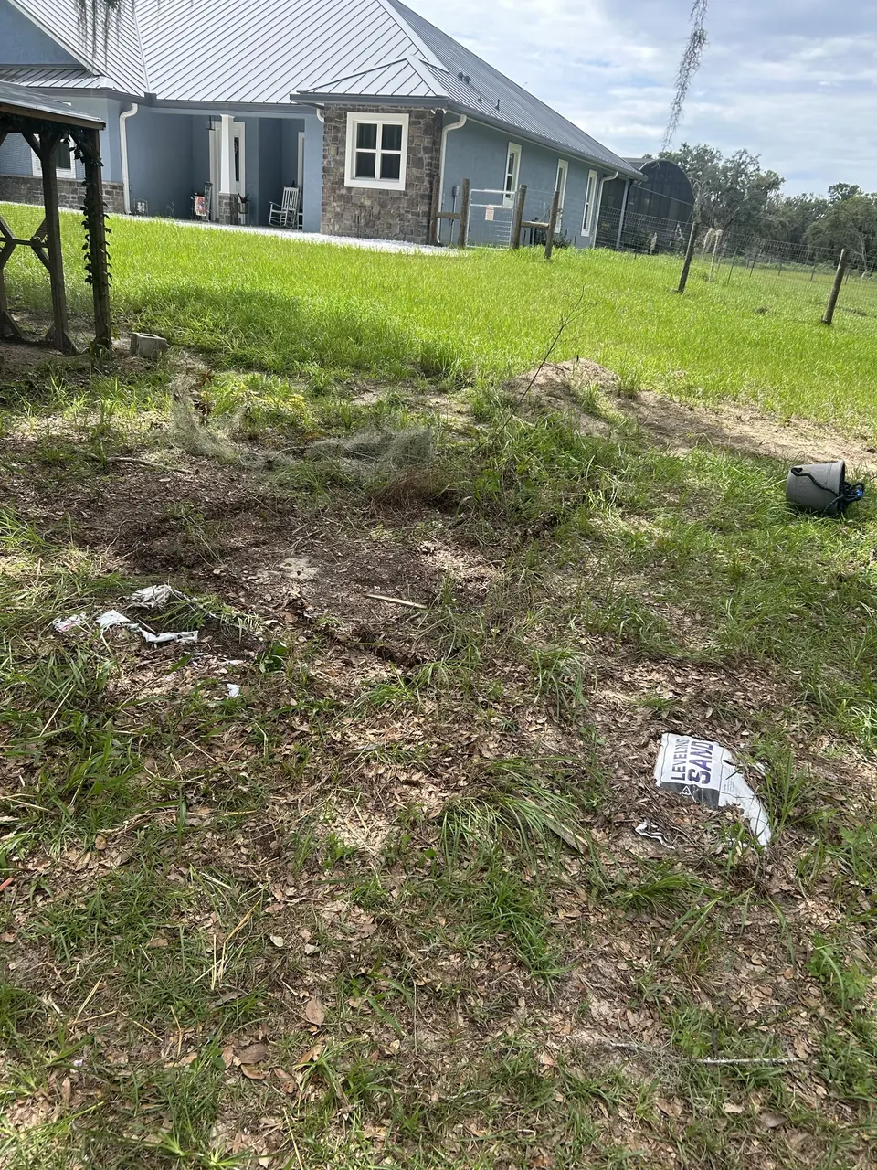 Backyard Structure Removal after Stack’s JUNK Removal completed the work